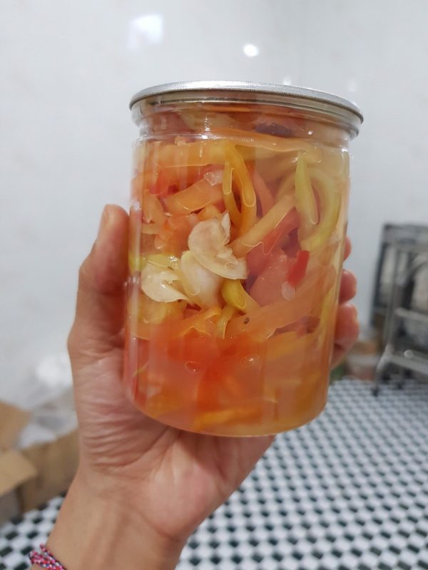 Tôm Chua đu đủ Người Giữ Rừng 